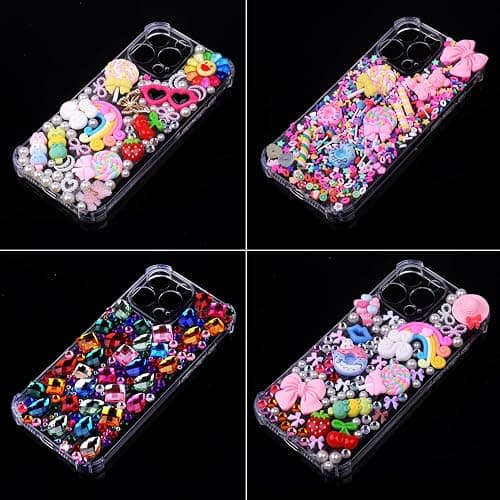 DIYCICO 3980 Pcs Junk Case Charms Kit for Phone Case,Slime Craft,Cute Nail Art Charms thumbnail 6