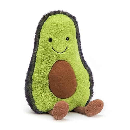 Jellycat Amuseables Avocado Stuffed Toy, Medium 12 inches - Vegetable Plush - Fun Gift Idea - Image 1
