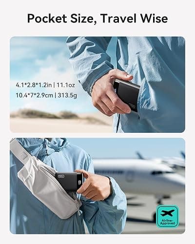 INIU Portable Charger, 22.5W 20000mAh Fast Charging Small Power Bank, Flight Cruise Ship Travel Essentials Mini Phone Charger Compatible with iPhone Samsung for College Students Teen Boys Girls, Red thumbnail 5