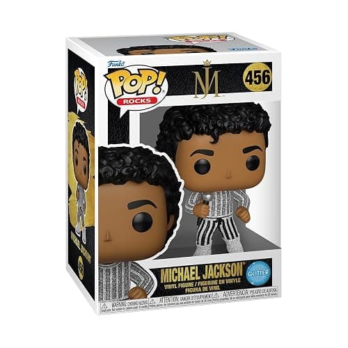 Funko Pop Rocks: MJ - Michael Jackson - Rock with You - Glitter - Collectable Vinyl Figure - Gift Idea - Official Merchandise - Toys for Kids & Adults - Cartoon/Animation Fans - Image 1