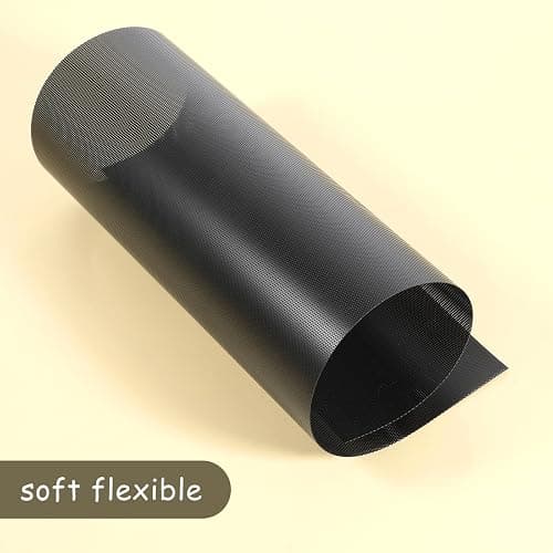 Bruislard Buckram Fursuit Eye Mesh, 10 Sheets 0.5mm White Black Buckram Mesh, 11.8in x 7.87in Waterproof Printable PVC Eye Meshes Sheet for Therian Mask, Cosplay Props Fursuits, Handicrafts Making thumbnail 5