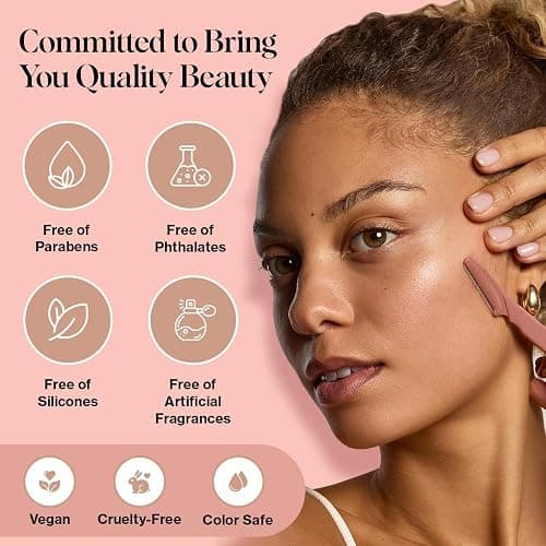 Kitsch Dermaplane Face Oil with Jojoba & Argan Oil – Hydrating Facial Formula for Dermaplaning Tool, Gua Sha & Razor Use – Irritation-Free Shave Oil for Soft, Radiant Skin – 2oz thumbnail 5