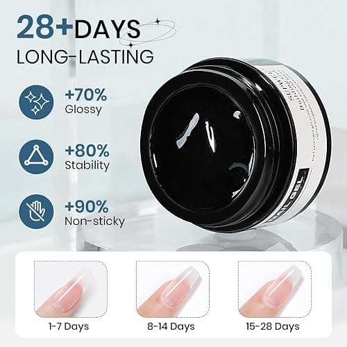 SUPWEE Clear 3d Nail Gel Sculpting Gel, Non-Stick Hand Molding Gel for Nail | Sculpture Gel with 3D Silicone Nail Art Molds Solid Builder Hard Gels for Extend Home DIY Manicure thumbnail 5