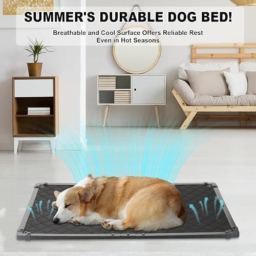GRENTY Chew Proof Dog Crate Pad for Aggressive Chewers, Indestructible Dog Bed thumbnail 6