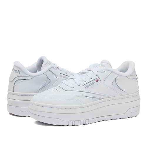 Reebok Club C Extra Platform Sneakers for Women - White Casual Tennis Women's Fashion Sneakers - Womens Shoes Size 5 to 11 thumbnail 6