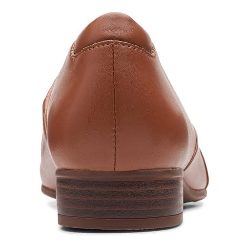 Clarks Women's Juliet Palm Loafer - Caramel - 7 Wide thumbnail 6