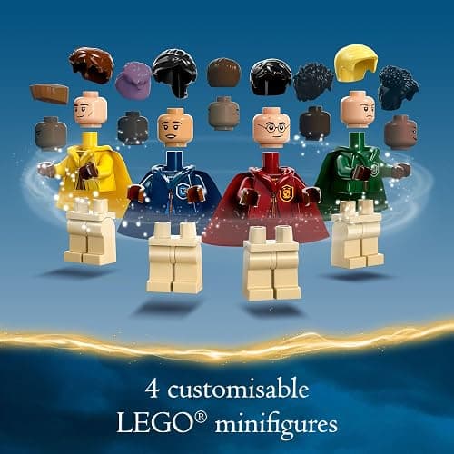 LEGO Harry Potter Quidditch Trunk 76416 Buildable Harry Potter Toy; Birthday Gift Idea for Kids Aged 9+; Open the Buildable Box to Reveal a Quidditch Playing Arena; Includes 4 Customizable Minifigures thumbnail 6