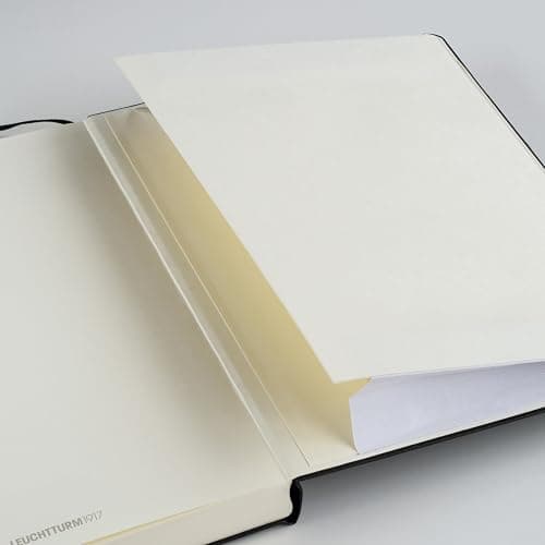 LEUCHTTURM1917 - Notebook Hardcover Medium A5-251 Numbered Pages for Writing and Journaling (Black, Squared) thumbnail 5