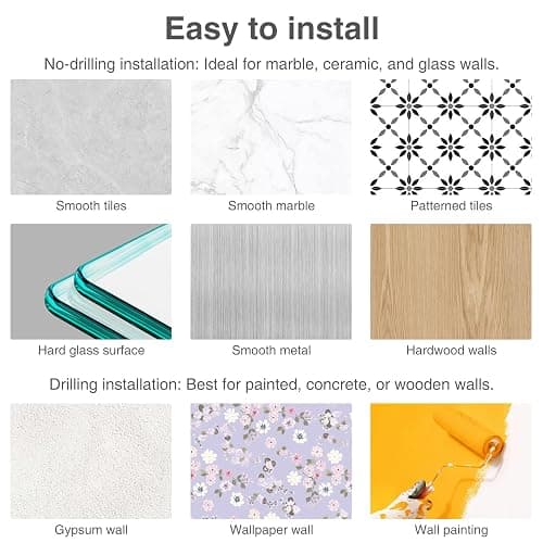 HENSHOW Wall Mount Pegboard Kit - 4 Panels & Accessories, Heavy Duty Modular Organizer for Home, Office, Craft Room & Kids Storage, Space-Saving 11.8"×11.8" DIY Tool Board‌ thumbnail 5