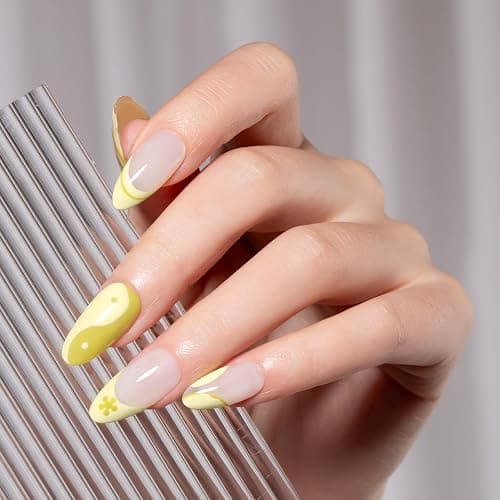 MAYCHAO Yellow Gel Nail Polish Art Liner 8ml Butter Yellow Build in Thin Brush for Swirl/Euphoria French Tips Manicure Painting DIY at Home thumbnail 3