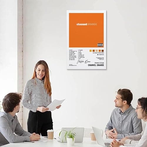 Frank Ocean Album Cover Poster - Channel ORANGE Decorative Painting Canvas Wall Art, 12x18inch (30x45cm) - Modern Family Bedroom Decor thumbnail 5