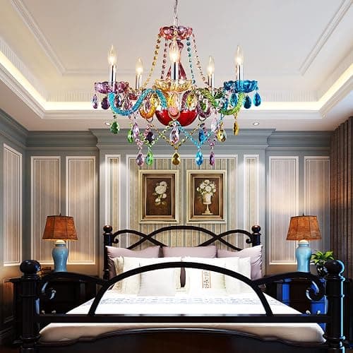 Saint Mossi Modern Colorful K9 Crystal Chandelier thumbnail 7