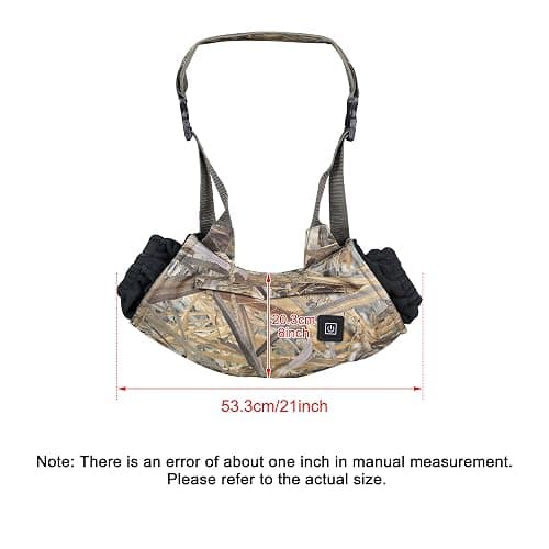Heated Hand Muff, Electric Heating Hand Warmer Pouch, Suitable for Outdoor Hunting, Sports, Photography, Golf, Football in Cold Winter Keep Warmth (Batteries no Including) thumbnail 5