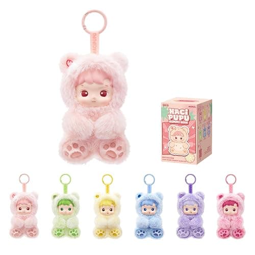 POP MART HACIPUPU Gummy Bear Series-Vinyl Plush Pendant Blind Box, Random Design Action Figures Collectible Toys Decorations, Holiday Birthday Gifts for Girls and Boys, Single Box - Image 1