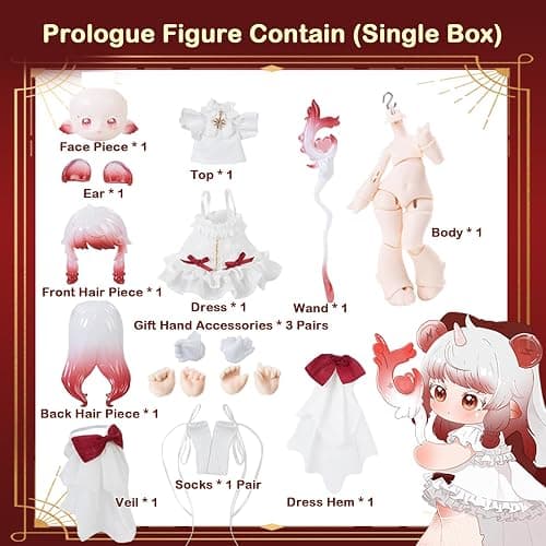 BEEMAI Antu Spirit of The Book Series - Prologue, 1/12 BJD Dolls Random Design Cute Figures Collectibles Birthday Gift thumbnail 3