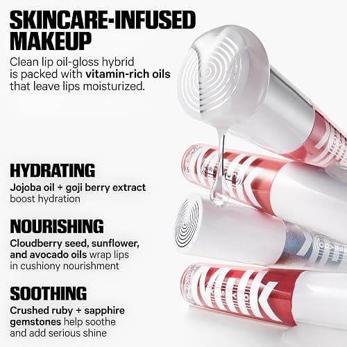 Milk Makeup Odyssey Lip Oil Gloss - For Fuller and Glossy Lips - Long Lasting Moisture - Semi-Sheer Color - Vegan Cruelty Free thumbnail 3
