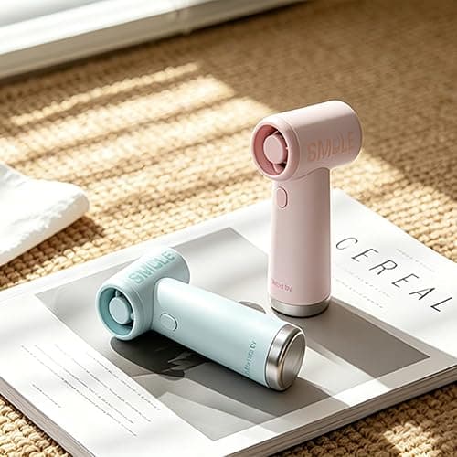 MIPOW X MIFFY 42,000 RPM Mini Turbo Handheld Fan, High Speed Portable Fan with Strongest Airflow, USB-C Rechargeable Personal Fan for Travel, Commuting, Office & Hot Summer (pink) thumbnail 7