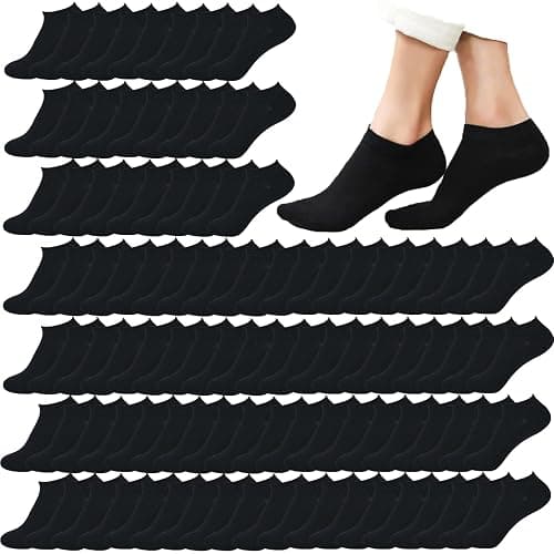 Looknniy 12-30 Pairs Low Cut Ankle Socks for Women No Show Casual Breathable Athletic Socks Bulk for Sport - Image 1