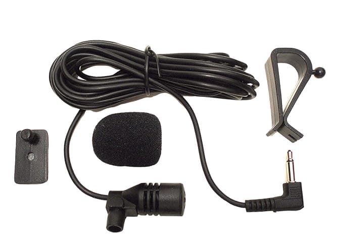 FingerLakes 3.5mm Microphone Assembly Mic for Car Vehicle Head Unit Bluetooth Enabled Stereo Radio GPS DVD - Image 1