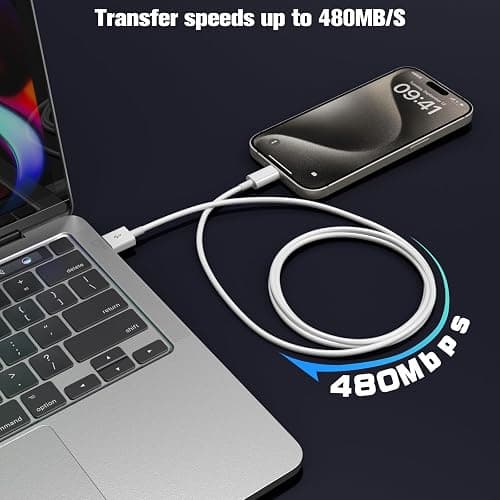 Car Carplay Cable for iPhone 17/16/15,iPhone 16/15 Plus17/16/15 Pro 17/16/15Pro Max charger ,USB A to USB C for Carplay USB C Cord, iPad USB C Cable 10th, iPad Air Car Charger Cable Cord 3FT (White) thumbnail 7