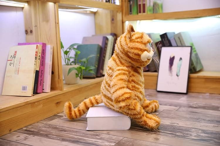 SYZI Fat Orange Plush Cat Toy - Soft Stuffed Animal for Kids - Ideal Christmas & Birthday Present - 11.8/17.7 Inches thumbnail 3