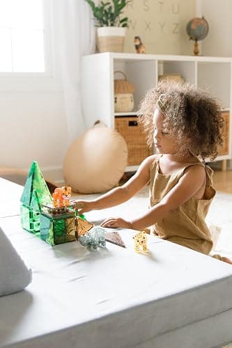 MAGNA-TILES Jungle Animals 25-Piece Magnetic Construction Set, The ORIGINAL Magnetic Building Brand thumbnail 2