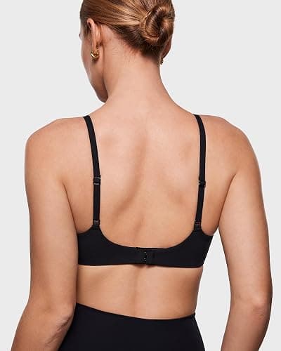 INLYRIC Women's Inbarely Plus Balconette Bra - Lightly Padded Underwire Sexy Tshirt Demi Bras Supportive thumbnail 4
