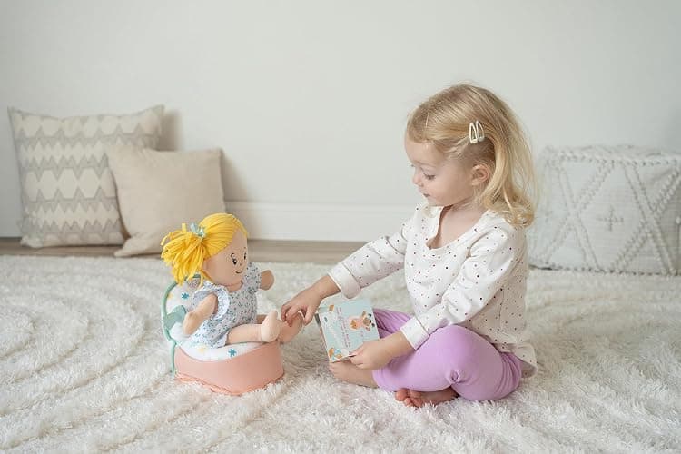 Love, Stella Baby Doll Pretend Feeding Set by Manhattan Toy thumbnail 2