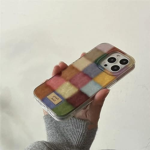 Mainrenka Trendy Aesthetic Cute Colorful iPhone 13 Pro Max Case Shockproof Design Slim Fit Protective Cover Phone Case with for Women Girls thumbnail 5
