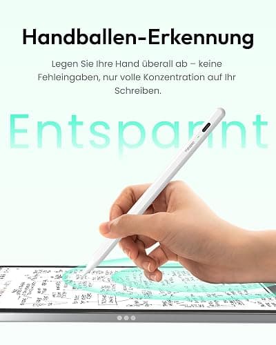 Metapen Air8 iPad Stift für Apple iPad 2018-2025, 20H Akkulaufzeit, 2X Schnellladung, Handballenabweisung, Ultraleicht Pencil für iPad 11/10/9/8/7/6, Air 3/4/5/M2/M3, Pro M4/12.9/11/13", Mini 5/6 thumbnail 7