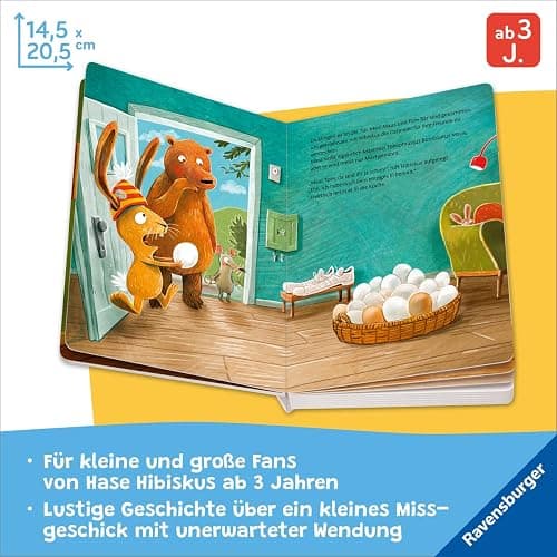 Hase Hibiskus: Die Oster-Kleckserei - Ostergeschenk für Kinder ab 3 Jahren thumbnail 4