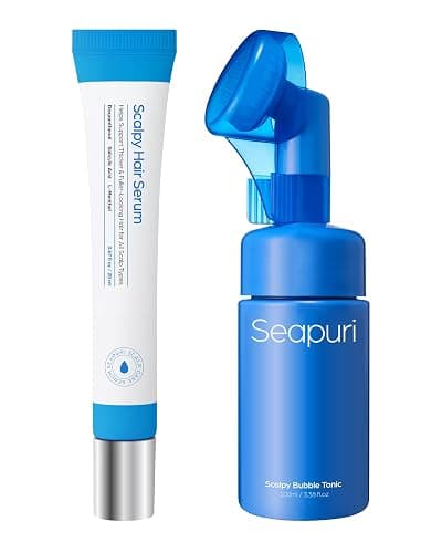 Seapuri Scalp Care Set – Hair Growth Serum & Scalp Bubble Tonic - Image 1