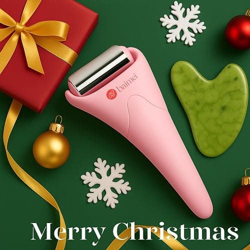 BAIMEI IcyMe Stainless Steel Ice Roller for Face & Gua Sha Facial Tools, Soothes Puffiness, Self - Care Gift for Women thumbnail 2