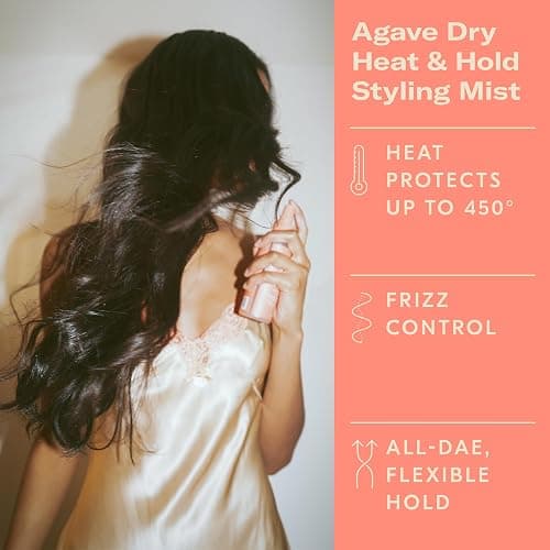 DAE Agave Dry Heat Protection Spray - Protects, Controls Frizz, Light Hold (5 oz.) thumbnail 4