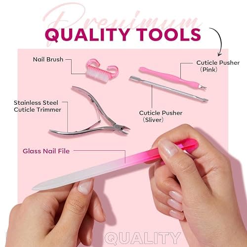 Modelones Cuticle Remover Kit - Cuticle Remover Cream & Cuticle Oil, Cuticle Care Kit w/Cuticle Trimmer Cuticle Pusher & Cuticle Nipper for DIY Nail Manicure, Removedor de Cuticula for Nail Care thumbnail 3