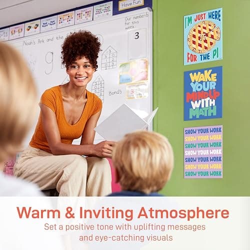 S&O Math Posters for Elementary School - Arithmetic Classroom Displays - Learning Space Prints for Mathematics - Number Charts for Middle Institute - Study Section Decor - Inspirational Notices - 10PC thumbnail 6