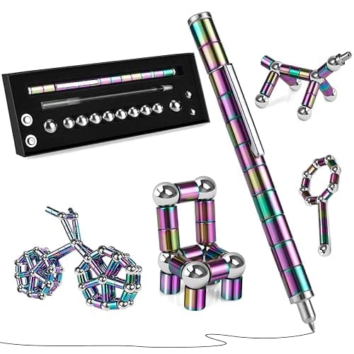 LARAH Color Fidget Pen Toy, Sensory Tool EDC Fidgeting Game for Adults, Cool Gadget Best for Stress and Anxiety Relief and Kill Time,Novelty Gifts for Teen and Adults - Image 1