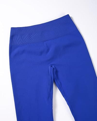 AUROLA Power Workout Leggings for Women Tummy Control Squat Proof Ribbed Thick Seamless Scrunch Active Pants thumbnail 2