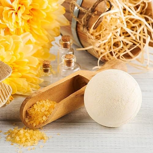 Nature's Beauty Oatmeal Fragrance-Free Bath Bomb Multi-Pack - Natural Hand Crafted, Non-Staining, Luxury Fizzy Spa Bomb, Sooth Dry + Itchy Skin Made w/Almond + Coconut Oil, 4.6 oz (4 Pack) thumbnail 5