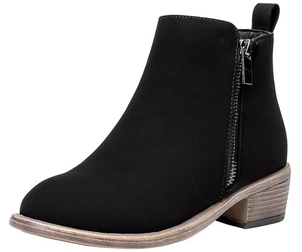 Jeossy Women's 905 Ankle Boots, Classic Low Heeled Short Booties, Casual Comfortable Boots with Wide Widths Available - Image 1