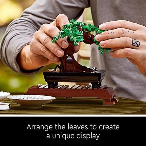 LEGO Bonsai Tree 10281 Building Kit, a Building Project to Focus The Mind with a Beautiful Display Piece to Enjoy, New 2021 (878 Pieces) thumbnail 2