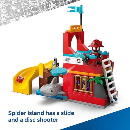 LEGO Marvel Spidey and His Amazing Friends Team Spidey Pirate Ship Building Toy for Kids - Super Hero Pretend Play Set for Preschool Boys & Girls, Ages 4+ - Gift Idea for Birthdays - 11208 thumbnail 6