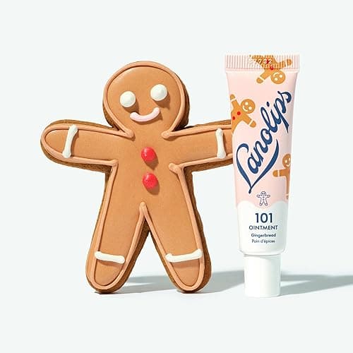 Lanolips 101 Ointment - Lanolin Lip Balm for Smooth, Hydrated & Healthy Lips - Multipurpose Ointment with Lanolin Oil for Dry Cuticles & More - Gingerbread (0.35 oz) thumbnail 7