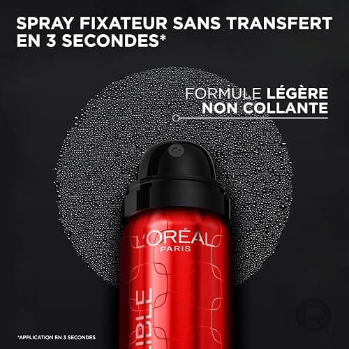 L'Oréal Paris - Spray Fixateur de Maquillage - Waterproof - Sans Transfert - Formule Légère - Non Collant - Résistant à l'Eau - Tenue Jusqu'à 36h - Infaillible - 75 ml - 75 ml thumbnail 4