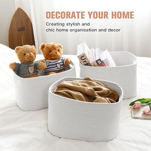 white storage bins pack of 2 thumbnail 9