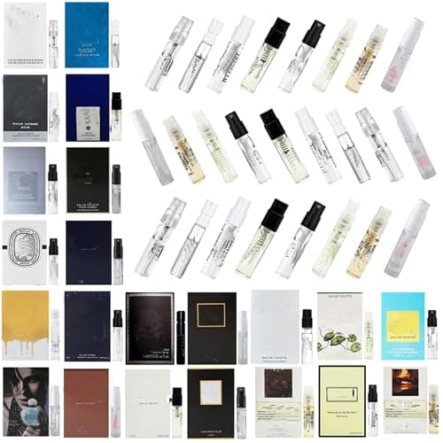 Dirstic Cologne Samples for Men-High End Random Selection Designer Fragrance Cologne Sampler Set for Men - (Pack of 22 Sample Vials) - Image 1