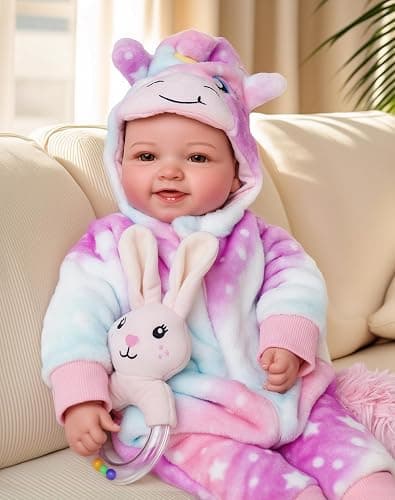 BABESIDE Baby Dolls, 17inch Large Realistic Cute Soft Body Baby Doll Real Life Baby Dolls with Accessories for 3+ Year Old Girls Gifts, Pretend Play, Collection thumbnail 3