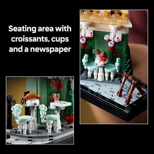LEGO Icons French Café Paris Building Kit - DIY Set for Adults - Collectible Bedroom and Home Decor - Display for Home or Office - Gift for Wedding or Bride - 10362 thumbnail 5