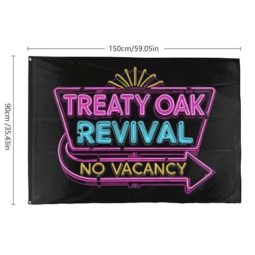 Treaty Oak Revival. Flag 3x5 Feet UV Fade Resistantfor Living Room Outdoor Indoor Decor thumbnail 3