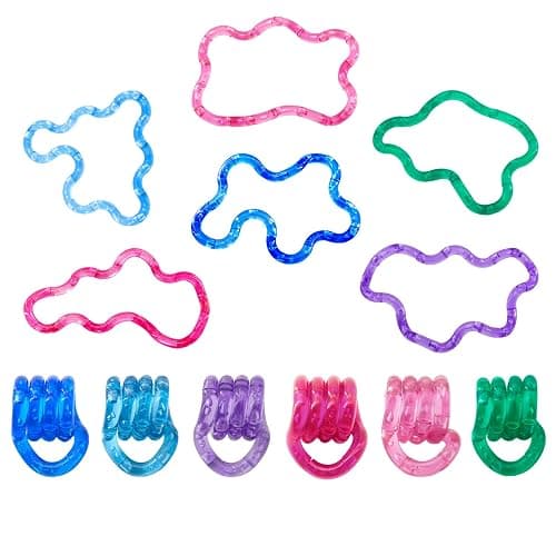 Eralivmart 6 Piece Twisty Fidget Toy Set Sensory Stress Relief for Adults | Bulk Sensory Fidget Toys,Relieve Stres,Anxiety Relaxation,Decompression Multicolor Gift Portable Quiet Toys - Image 1